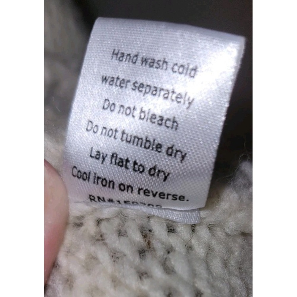 La Ligne Melange Martha Oversize Cardigan Size XS Cream - Picture 7 of 9